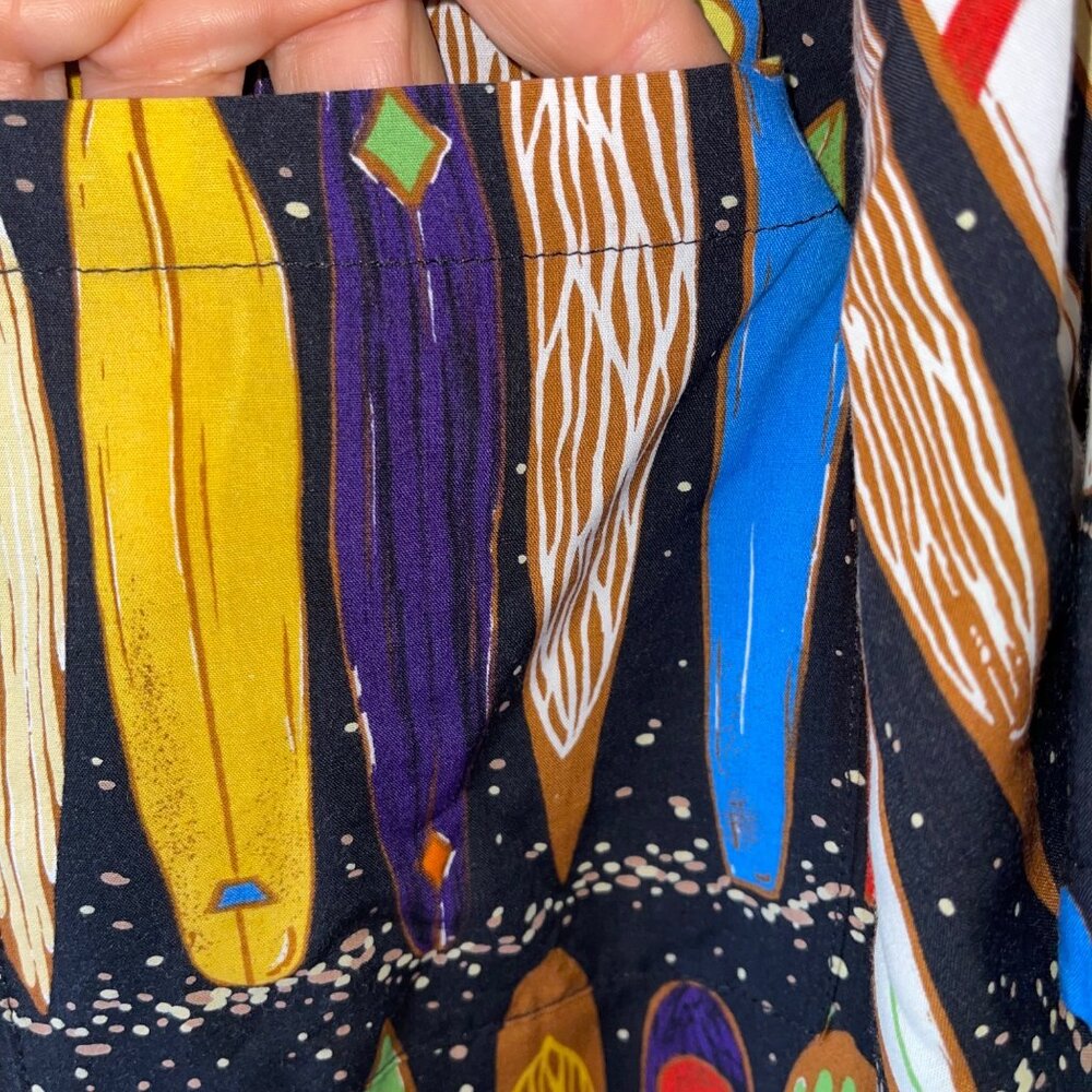 Kahala John Severson Mens Shirt Size XL Multicolor Surfboards Hawaiian - Picture 5 of 11